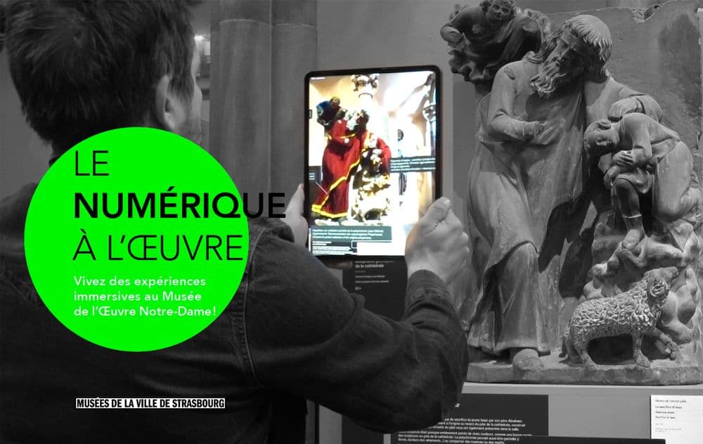 Applications en réalité augmentée du musée de l'Oeuvre Notre-Dame à Strasbourg