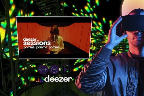 Prototype DEEZER de player en réalité virtuelle 