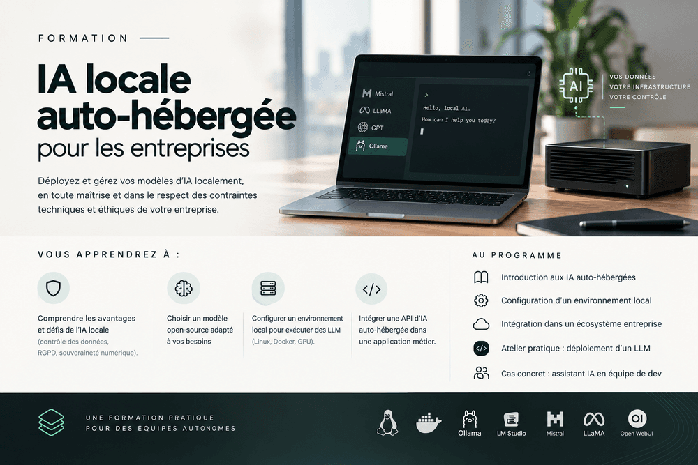 Formation IA locale auto-hébergée pour les entreprises