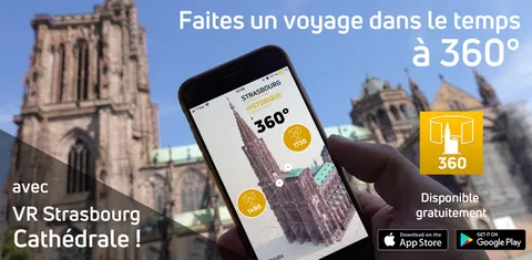 Application mobile de réalité virtuelle de la cathédrale de Strasbourg