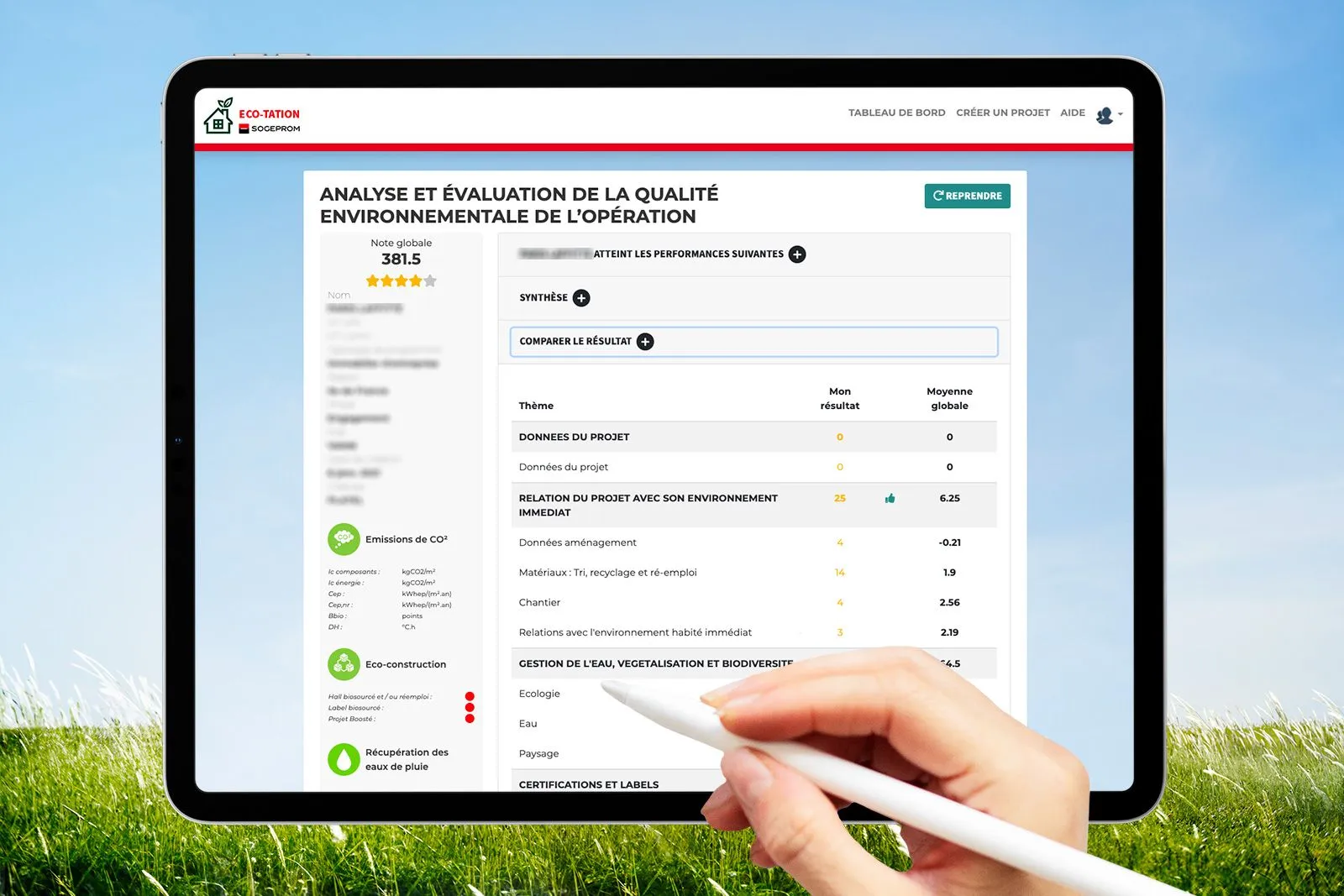 ECO-TATION la solution web diagnostic et d'évaluation RSE de Sogeprom